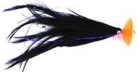 Traîne Léman noir 14cm - Streamers