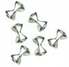 Yeux haltres en laiton argent 2.5mm - 